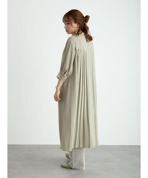 earth music&ecology(アースミュージックアンドエコロジー)の「バックプリーツワンピース *(ワンピース・レディース・ミント/モカ/その他8・FREE)」の19枚目の写真