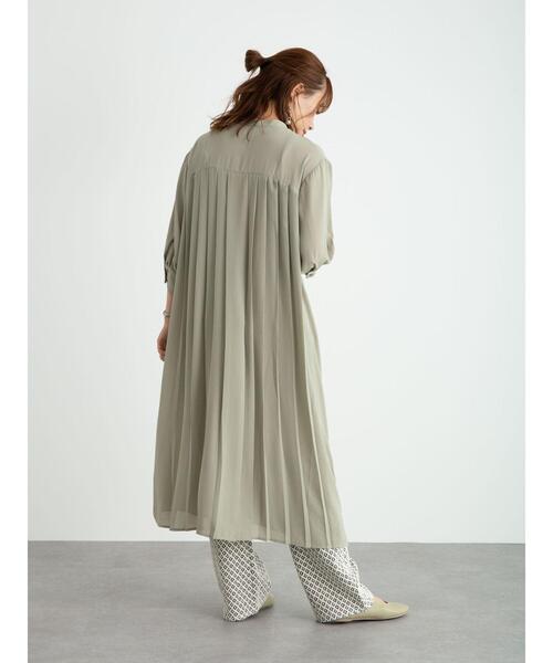 earth music&ecology(アースミュージックアンドエコロジー)の「バックプリーツワンピース *(ワンピース・レディース・ミント/モカ/その他8・FREE)」の18枚目の写真