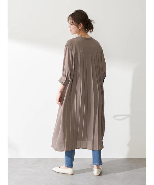 earth music&ecology(アースミュージックアンドエコロジー)の「バックプリーツワンピース *(ワンピース・レディース・ミント/モカ/その他8・FREE)」の15枚目の写真