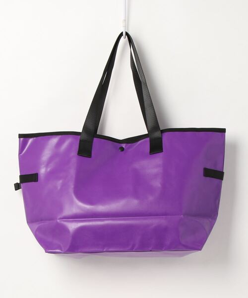 Rodeo Crowns（ロデオクラウンズ）の「【RODEO CROWNS/ロデオクラウンズ】 TARPAULIN TOTE（トートバッグ・レディース・パープル/オレンジ・FREE）」の5枚目の写真