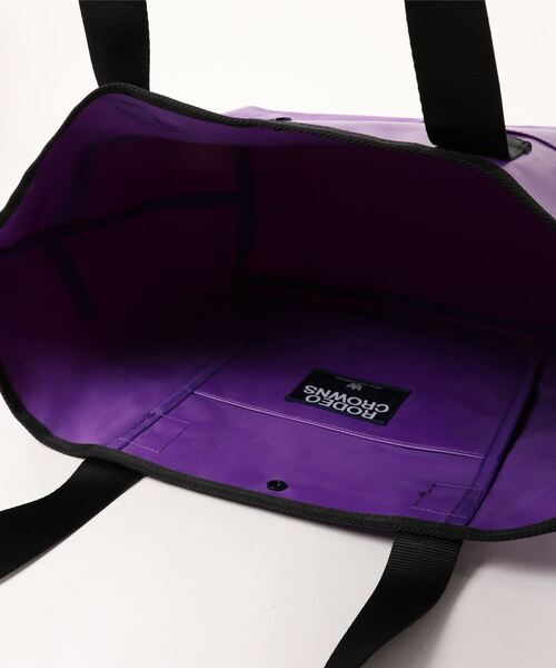 Rodeo Crowns（ロデオクラウンズ）の「【RODEO CROWNS/ロデオクラウンズ】 TARPAULIN TOTE（トートバッグ・レディース・パープル/オレンジ・FREE）」の6枚目の写真