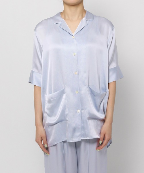 e/rm シルク100%カットソールームウェアパジャマ部屋着