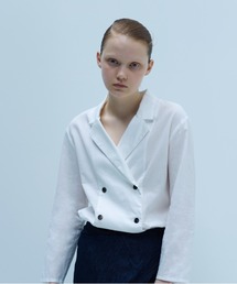 mizuiroind | mizuiro ind ダブルブレスドシャツ(シャツ/ブラウス)