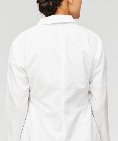 mizuiroind（ミズイロインド）の「mizuiro ind ダブルブレスドシャツ（シャツ/ブラウス・レディース・オフホワイト/その他/ブラック・FREE）」の13枚目の写真