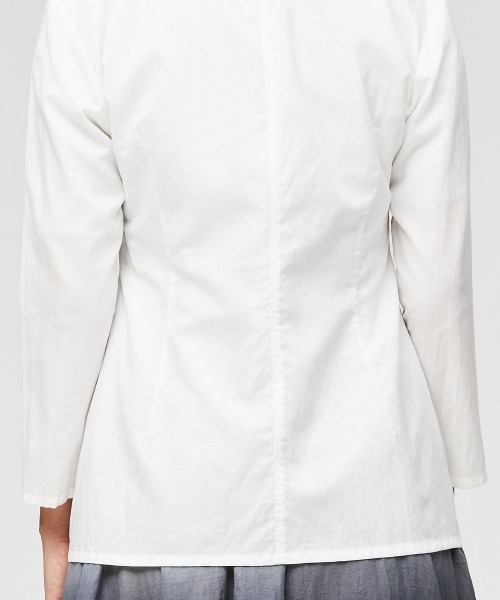 mizuiroind（ミズイロインド）の「mizuiro ind ダブルブレスドシャツ（シャツ/ブラウス・レディース・オフホワイト/その他/ブラック・FREE）」の17枚目の写真