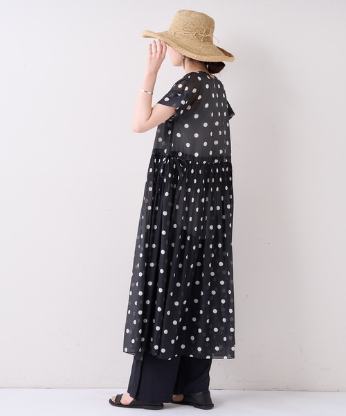 BEARDSLEY（ビアズリー）の「マジョリカプリーツワンピース（ワンピース・レディース・ブラック・FREE）」の6枚目の写真