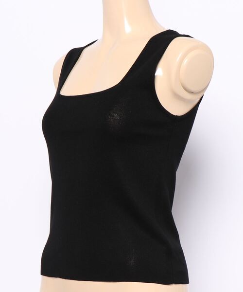 ANAP（アナップ）の「スクエアネックニットタンクトップ（タンクトップ・レディース・パープル/ブルー/アイボリー/ブラック・FREE）」の11枚目の写真