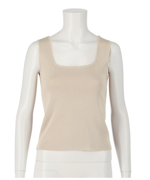 ANAP（アナップ）の「スクエアネックニットタンクトップ（タンクトップ・レディース・パープル/ブルー/アイボリー/ブラック・FREE）」の19枚目の写真