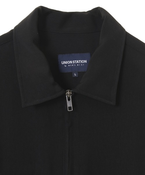 UNION STATION（ユニオンステーション）の「ツイルジップアップCPOシャツ（シャツ/ブラウス・メンズ・アイボリー/ブラック/グレー・L/LL/M）」の14枚目の写真