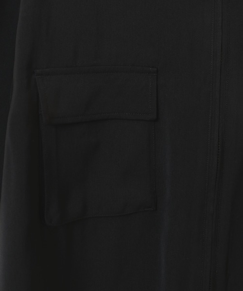 UNION STATION（ユニオンステーション）の「ツイルジップアップCPOシャツ（シャツ/ブラウス・メンズ・アイボリー/ブラック/グレー・L/LL/M）」の15枚目の写真