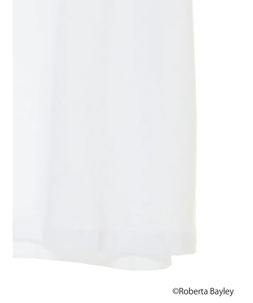 earth music&ecology(アースミュージックアンドエコロジー)の「【WEB限定】Roberta Bayley Tシャツ B *(Tシャツ/カットソー・レディース・オフホワイト/ライトグレー・M/L)」の12枚目の写真