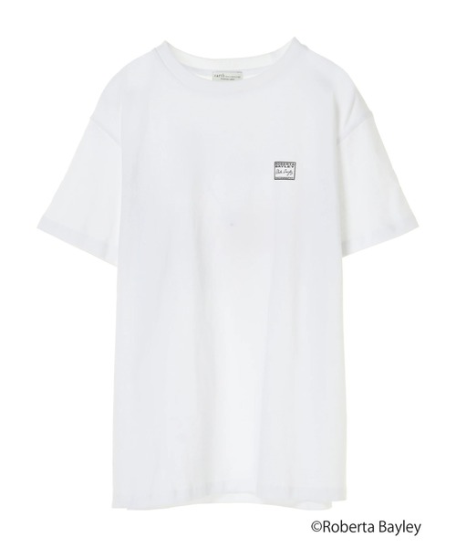 earth music&ecology(アースミュージックアンドエコロジー)の「【WEB限定】Roberta Bayley Tシャツ B *(Tシャツ/カットソー・レディース・オフホワイト/ライトグレー・M/L)」の15枚目の写真