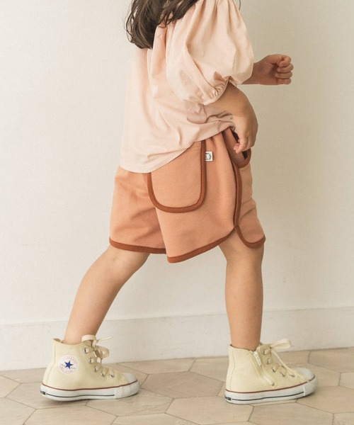 URBAN RESEARCH DOORS(アーバンリサーチドアーズ)の「裏毛パイピングショーツ(KIDS)(その他パンツ・キッズ・ブラウン/グリーン・90/120/105/135)」の4枚目の写真