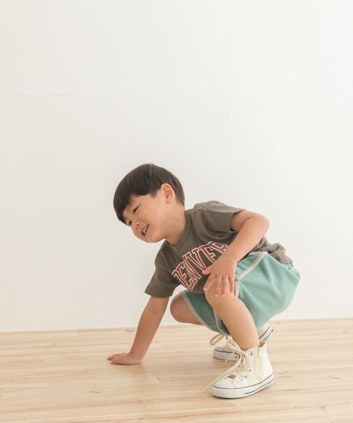 URBAN RESEARCH DOORS(アーバンリサーチドアーズ)の「裏毛パイピングショーツ(KIDS)(その他パンツ・キッズ・ブラウン/グリーン・90/120/105/135)」の14枚目の写真