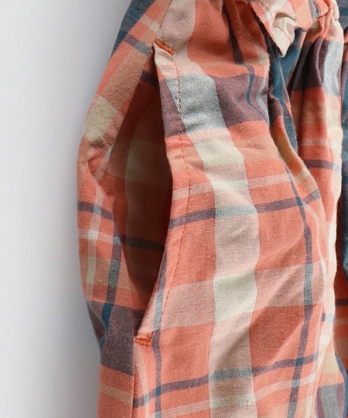 RADCHAP（ラッドチャップ）の「【ペア】マドラスチェックワンピース（ワンピース・キッズ・ブルー/オレンジ・100cm/110cm/90cm/120cm/130cm/140cm/150cm）」の11枚目の写真