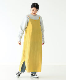 BEAMS BOY | BEAMS BOY / サテン ベロアテープ キャミソールワンピース(ワンピース)