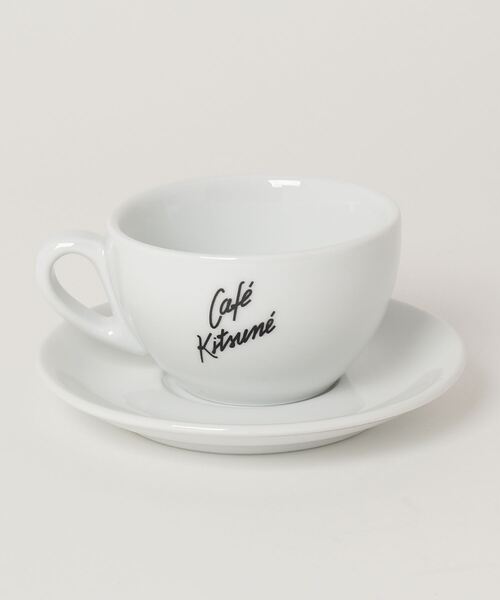 Maison Kitsune(メゾンキツネ)の「CUP&SAUCER MEDIUM(食器・メンズ・ホワイト・M)」の5枚目の写真