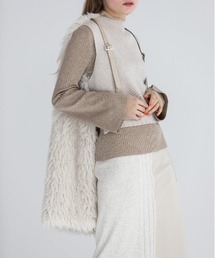 AULA AILA | エコファージレセット（ECO FUR GILLET SET）(ニット/セーター)