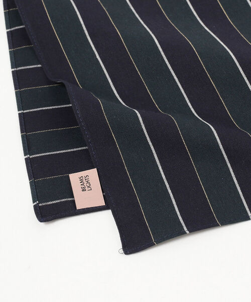 BEAMS LIGHTS(ビームスライツ)の「BEAMS LIGHTS / ストライプ バンダナ(バンダナ/スカーフ・メンズ・ブラック/ダークグリーン/ネイビー・ONE SIZE)」の5枚目の写真