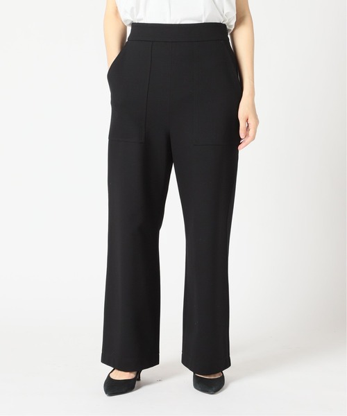 IENA(イエナ)の「ギンガムカットソーストレートパンツ◆(その他パンツ・レディース・ネイビー/ブラック・38/40/34/36)」の10枚目の写真