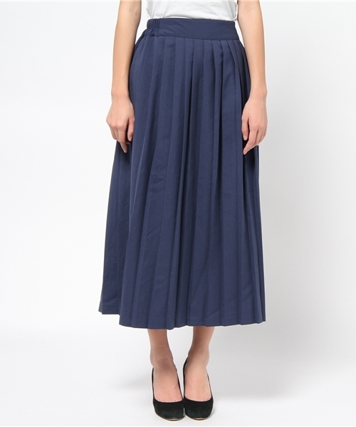 WEGO（ウィゴー）の「WEGO/プリーツマキシスカート（スカート・レディース・ホワイト/グレー/ネイビー・FREE）」の4枚目の写真