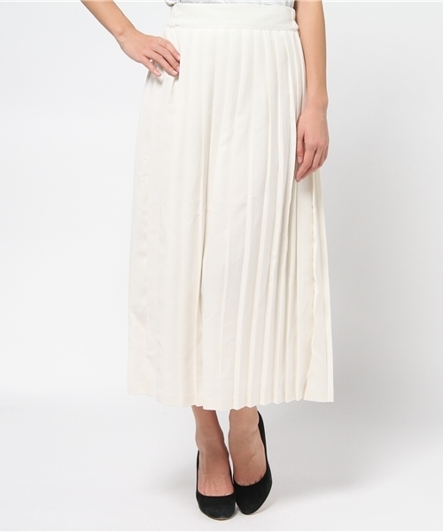 WEGO（ウィゴー）の「WEGO/プリーツマキシスカート（スカート・レディース・ホワイト/グレー/ネイビー・FREE）」の14枚目の写真
