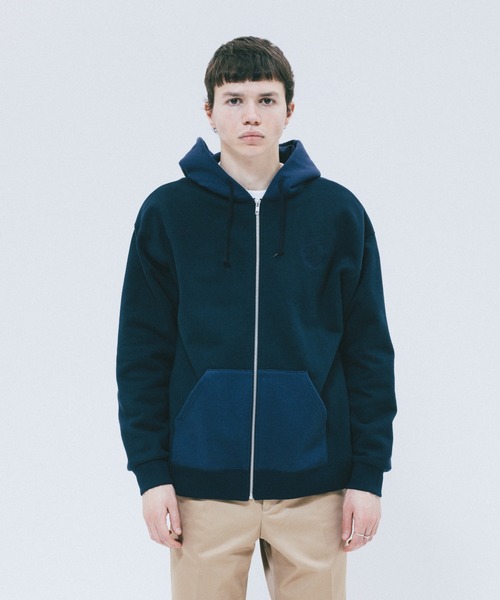 PATTERNED ZIP PARKA