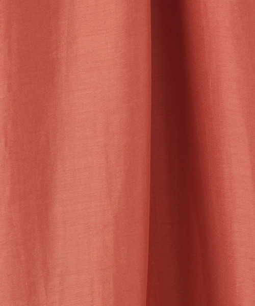 NICOLE white（ニコルホワイト）の「バンドカラーロングワンピース（ワンピース・レディース・オレンジ/オフホワイト/ブラック・FREE）」の12枚目の写真