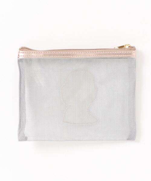 Actually（アクチュアリー）の「Fairy 横長メッシュポーチ（ポーチ・レディース・シルバー/ブラック・フリー）」の4枚目の写真