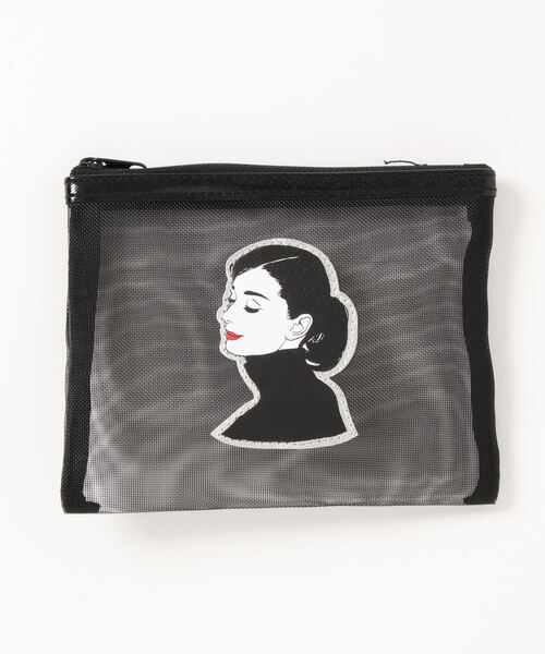 Actually（アクチュアリー）の「Fairy 横長メッシュポーチ（ポーチ・レディース・シルバー/ブラック・フリー）」の9枚目の写真