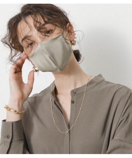 crie conforto(クリーコンフォルト)の「オーバルボールマスクチェーン(マスク・レディース・シルバー/ゴールド・FREE)」の15枚目の写真