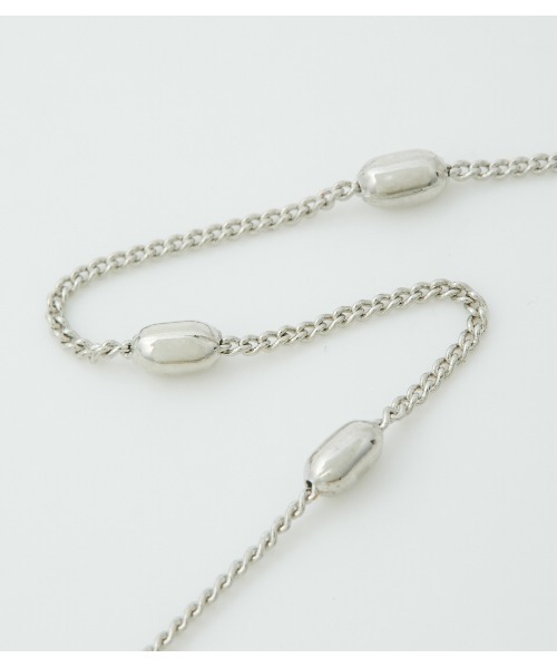 crie conforto(クリーコンフォルト)の「オーバルボールマスクチェーン(マスク・レディース・シルバー/ゴールド・FREE)」の6枚目の写真