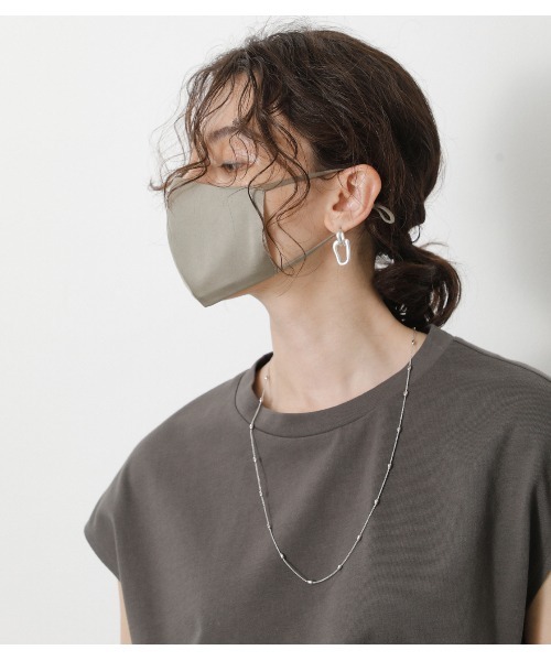 crie conforto(クリーコンフォルト)の「オーバルボールマスクチェーン(マスク・レディース・シルバー/ゴールド・FREE)」の8枚目の写真