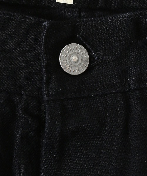 GOLD（ゴールド）の「GOLD / ゴールド：14oz. SELVEDGE DENIM 5POCKET PANTS：21B-GL42233A[MUS]（デニムパンツ・メンズ・ブラック・LARGE/MEDIUM）」の3枚目の写真