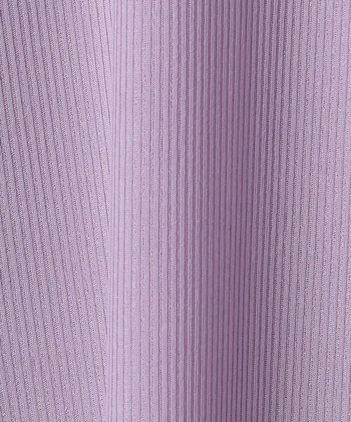 EMMEL REFINES(エメルリファインズ)の「<EMMEL REFINES(エメル リファインズ)>EM シアー タートル カット(Tシャツ/カットソー・レディース・ライトグレー/ベージュ/ライラック・FREE)」の4枚目の写真