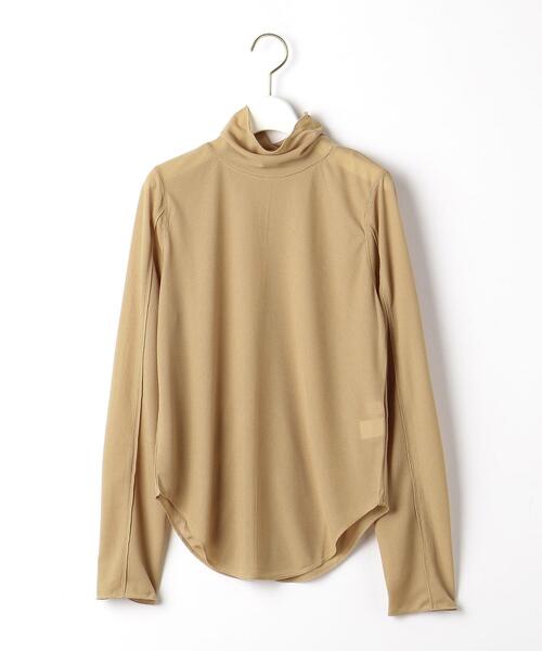 EMMEL REFINES(エメルリファインズ)の「<EMMEL REFINES(エメル リファインズ)>EM シアー タートル カット(Tシャツ/カットソー・レディース・ライトグレー/ベージュ/ライラック・FREE)」の12枚目の写真