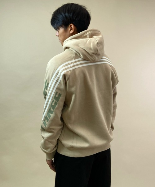 adidas(アディダス)の「adidas/アディダス スリーストライプ ルーズシルエットパーカー BN647(パーカー・メンズ・ブラック/グレー/ベージュ・L/O/M/XO)」の15枚目の写真