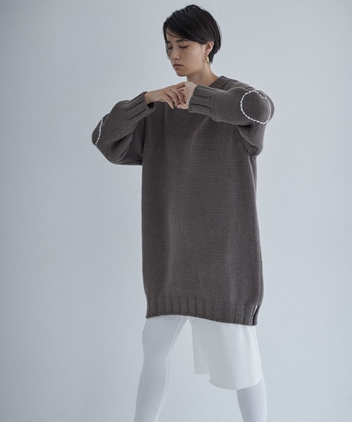 SEA（シー）の「フライス エプロン スカート（スカート・レディース・ホワイト/ブラウン/オートミール・ONE SIZE）」の4枚目の写真