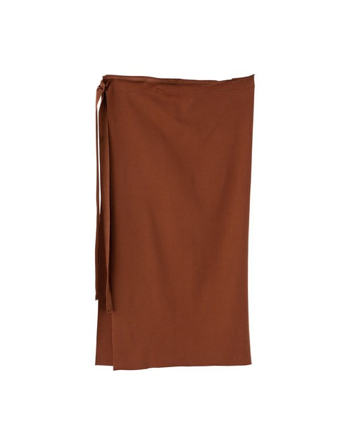 SEA（シー）の「フライス エプロン スカート（スカート・レディース・ホワイト/ブラウン/オートミール・ONE SIZE）」の11枚目の写真