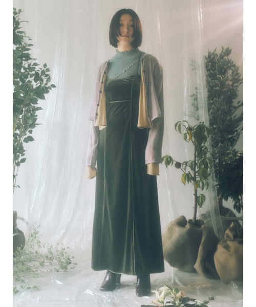 merry jenny（メリージェニー）の「woodヒールミドルブーツ（ブーツ・レディース・ブラック/ライトブルー/ベージュ/ダークブラウン・MEDIUM/LARGE）」の17枚目の写真