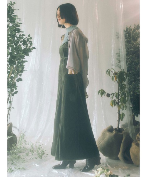 merry jenny（メリージェニー）の「woodヒールミドルブーツ（ブーツ・レディース・ブラック/ライトブルー/ベージュ/ダークブラウン・MEDIUM/LARGE）」の20枚目の写真