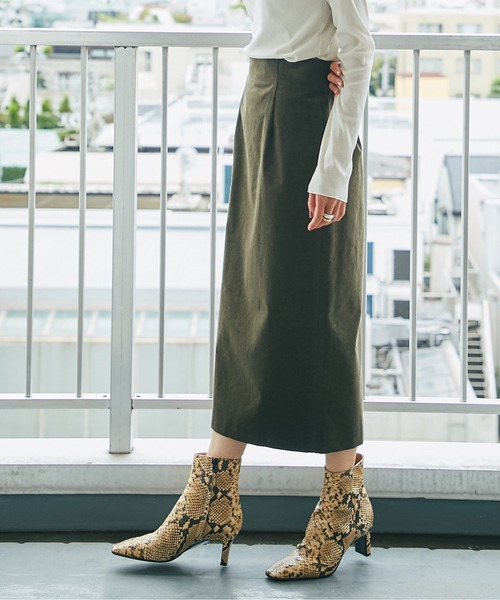 FABIO RUSCONI（ファビオルスコーニ）の「【FABIO RUSCONI(ファビオルスコーニ)】スクエアプリントショートブーツ（ブーツ・レディース・ベージュ・38/36/37）」の16枚目の写真