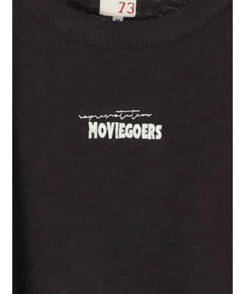 SEVENDAYS=SUNDAY（セブンデイズサンデイ）の「MOVIEGOERS刺繍5分袖ラグランTEE　＊（Tシャツ/カットソー・レディース・オフホワイト/ブラック/グリーン/ブルー・M/L）」の10枚目の写真