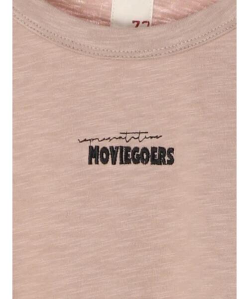 SEVENDAYS=SUNDAY（セブンデイズサンデイ）の「MOVIEGOERS刺繍5分袖ラグランTEE　＊（Tシャツ/カットソー・レディース・オフホワイト/ブラック/グリーン/ブルー・M/L）」の11枚目の写真