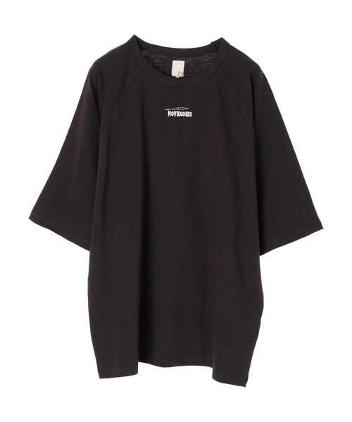 SEVENDAYS=SUNDAY（セブンデイズサンデイ）の「MOVIEGOERS刺繍5分袖ラグランTEE　＊（Tシャツ/カットソー・レディース・オフホワイト/ブラック/グリーン/ブルー・M/L）」の14枚目の写真