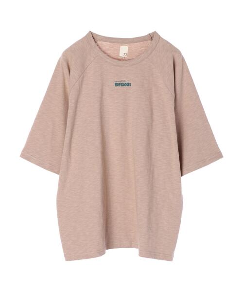 SEVENDAYS=SUNDAY（セブンデイズサンデイ）の「MOVIEGOERS刺繍5分袖ラグランTEE　＊（Tシャツ/カットソー・レディース・オフホワイト/ブラック/グリーン/ブルー・M/L）」の17枚目の写真