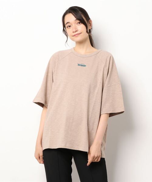 SEVENDAYS=SUNDAY（セブンデイズサンデイ）の「MOVIEGOERS刺繍5分袖ラグランTEE　＊（Tシャツ/カットソー・レディース・オフホワイト/ブラック/グリーン/ブルー・M/L）」の8枚目の写真