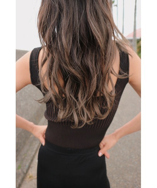 TRUNC（トランクエイティーエイト）の「Switch Knitting TOPS（タンクトップ・レディース・ブラック/ブラウン/ベージュ・FREE）」の8枚目の写真