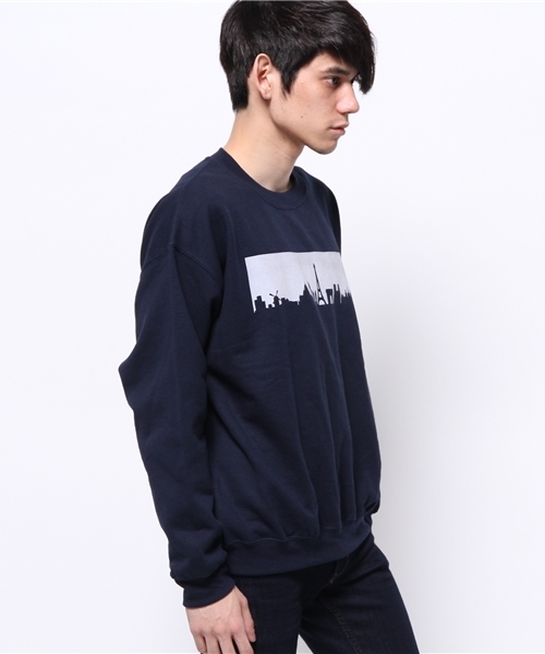 OUTLET（アウトレット）の「【Lui's】クルースウェットPARIS（スウェット・メンズ・ブラック/ネイビー/ホワイト・LARGE/MEDIUM）」の5枚目の写真