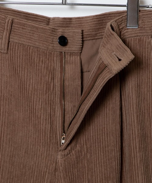 WEGO(ウィゴー)の「WEGO/コーデュロイワイドパンツ(チノパンツ・メンズ・ブラック/ベージュ・MEDIUM/LARGE)」の10枚目の写真